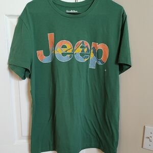 Goodfellow & Co Green Jeep Tee
